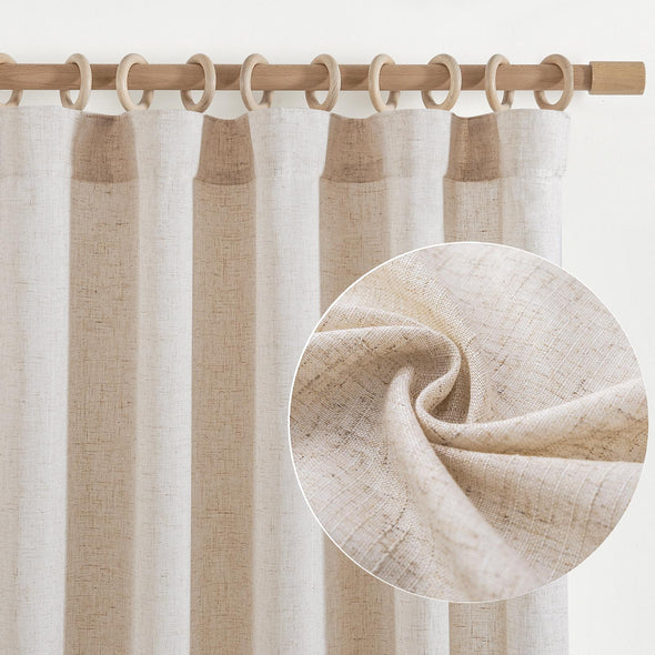 Jinchan Verona Linen Curtains