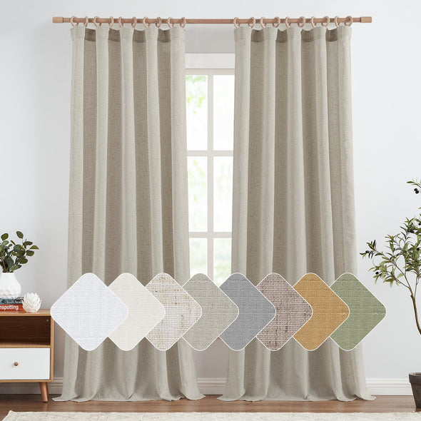 Jinchan Verona Linen Curtains