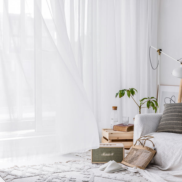 Jinchan Mayfair Sheer Light Filtering Curtains