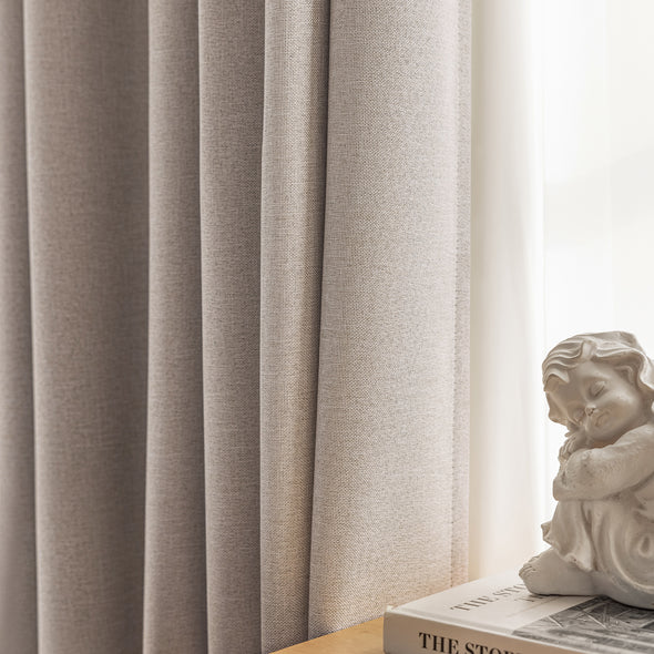 Jinchan Langley Blackout Room Darkening Curtains