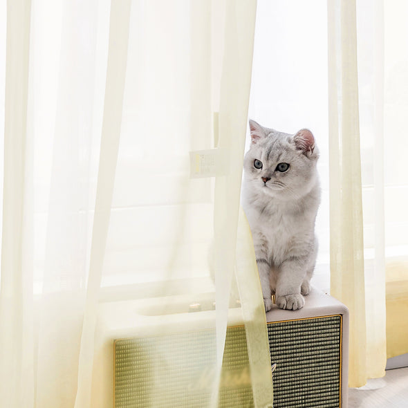 Jinchan Mayfair Sheer Light Filtering Curtains