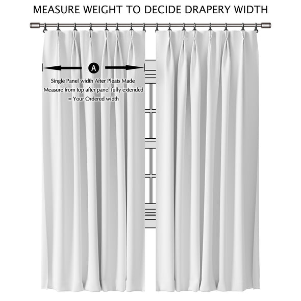 Jinchan Langley Blackout Room Darkening Curtains