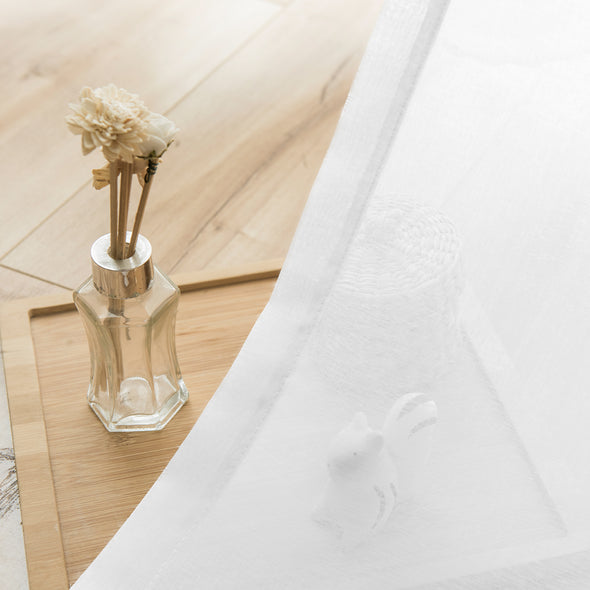 Jinchan Tuscany Sheer Light Filtering Curtains
