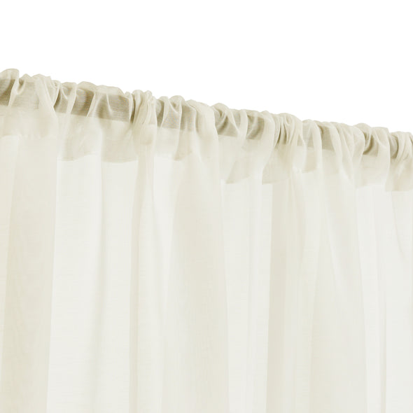 Jinchan Mayfair Sheer Light Filtering Curtains