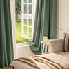Jinchan Langley Blackout Room Darkening Curtains