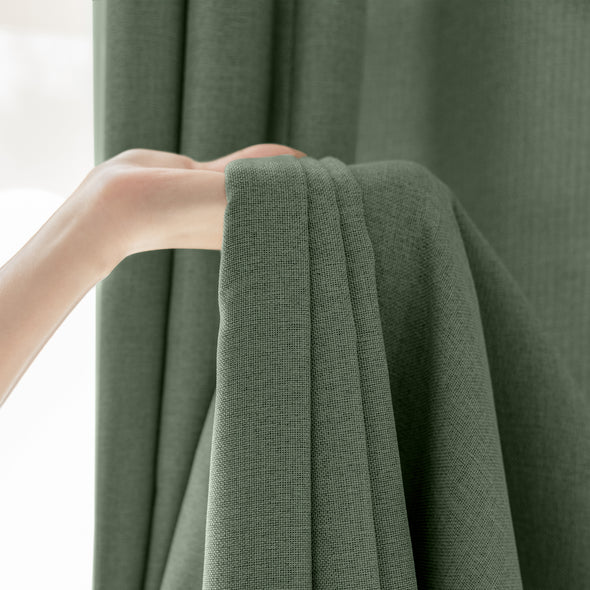 Jinchan Langley Blackout Room Darkening Curtains