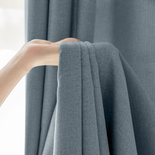 Jinchan Langley Blackout Room Darkening Curtains