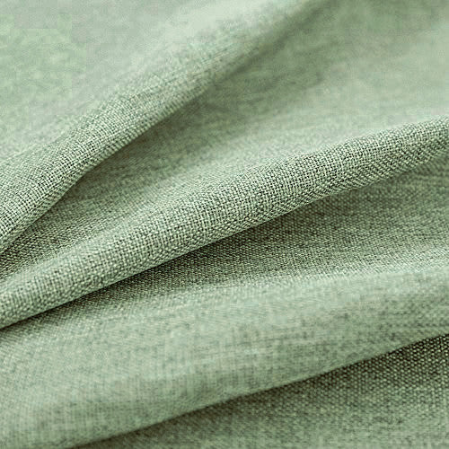 Jinchan Sterling Linen Textured Room Darkening Curtains