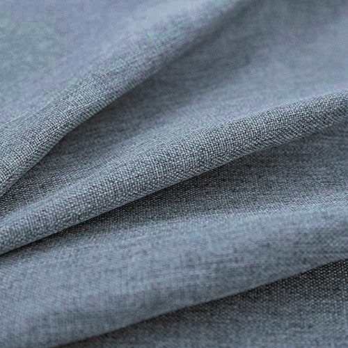 Jinchan Sterling Linen Textured Room Darkening Curtains