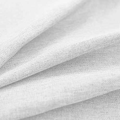 Jinchan Sterling Linen Textured Room Darkening Curtains