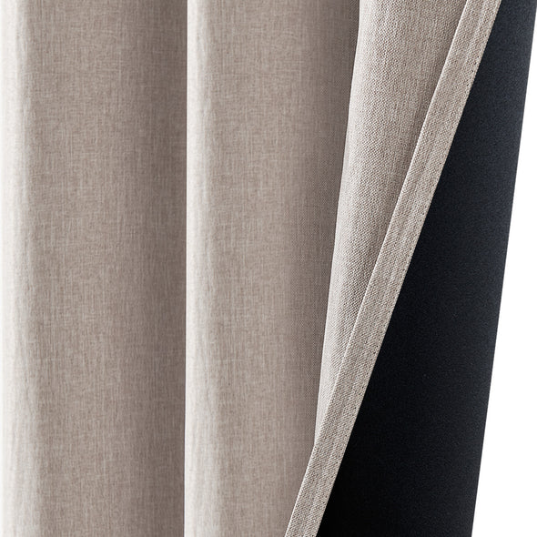 Jinchan Langley Blackout Room Darkening Curtains