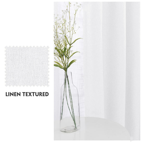 Kitchen Curtains Tier Curtains Faux Linen Cafe Curtains for Living Room Darkening Bedroom Half Window Curtains Farmhouse Rustic Window Curtain Set Rod Pocket 2 Panels