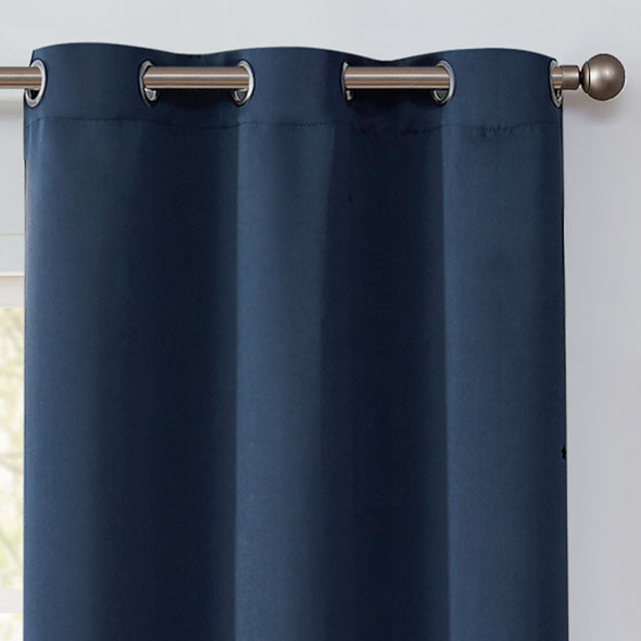 jinchan Blackout Curtains for Bedroom Curtains 63 Inch Length Grommet Top Thermal Insulated Curtains