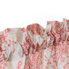 ISA // Paisley Scroll Print Linen Textured Tier Curtains