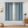 Jinchan Boho Curtains Linen Curtains for Living Room Farmhouse Curtains 63 Inch Length Geometric Striped Mudcloth Grommet Country Curtains 2 Panels