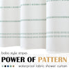 Shower Curtain Fabric Shower Curtain for Bathroom Boho Shower Curtain Summer Water Repellent in Bath
