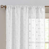 Sheer Curtains Pompom Voile Pom pom Window Curtains for Bedroom Girls Room Nursery Kids Teenage Room Rod Pocket 2 Panels