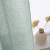 Linen Curtains for Living Room Drapes Flax Window Curtain Panels for Bedroom 1 Pair