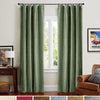 JINCHAN Velvet Curtains Light Blockout Drapes for Bedroom Living Room Darkening Curtain Thermal Insulated Super Soft Luxury Window Treatment Set of 2 Panels Rod Pocket
