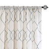 Linen Textured Curtains for Living Room Long Wavy Window Curtains 2 Panels