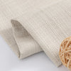 Curtains for Living Room Linen Textured Casual Weave Curtain Bedroom Window Panels Grommet Light Filtering Drapes 2 Panels Heathered Beige 63 Inch Long