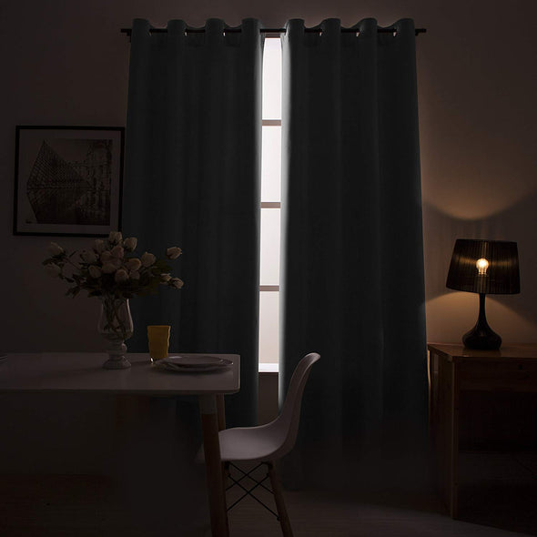 Room Darkening Curtain Window Treatment Blackout Drape for Bedroom 1 Panel
