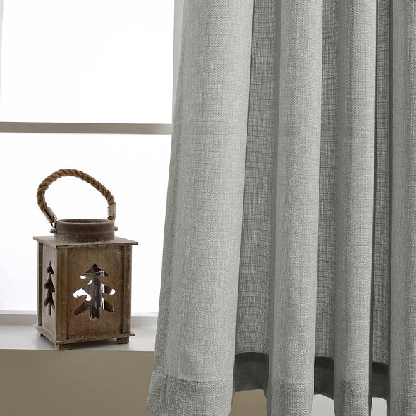 Sheer Curtains for Living Room Voile Curtains Bedroom Rod Pocket 1 Pair